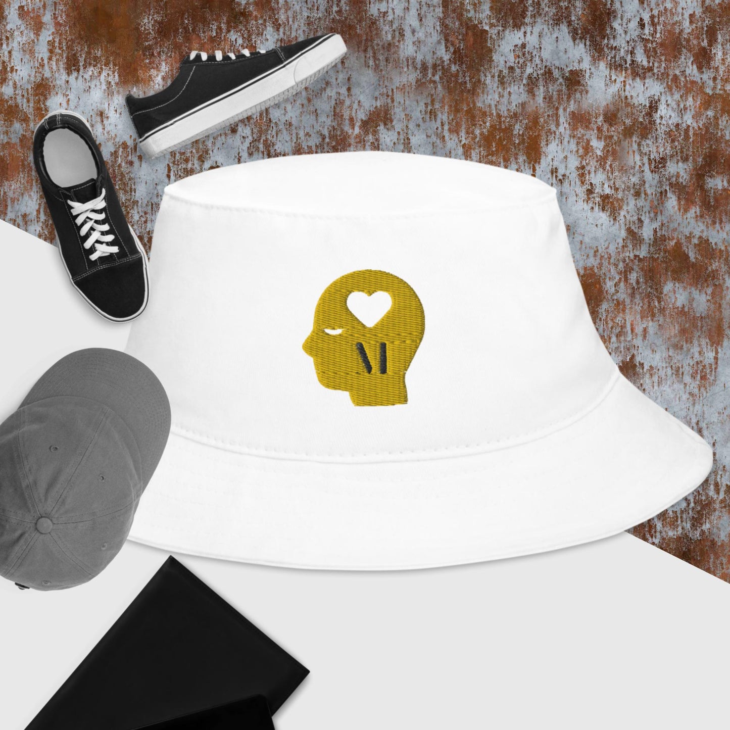 Logo Embroidered Bucket Hat