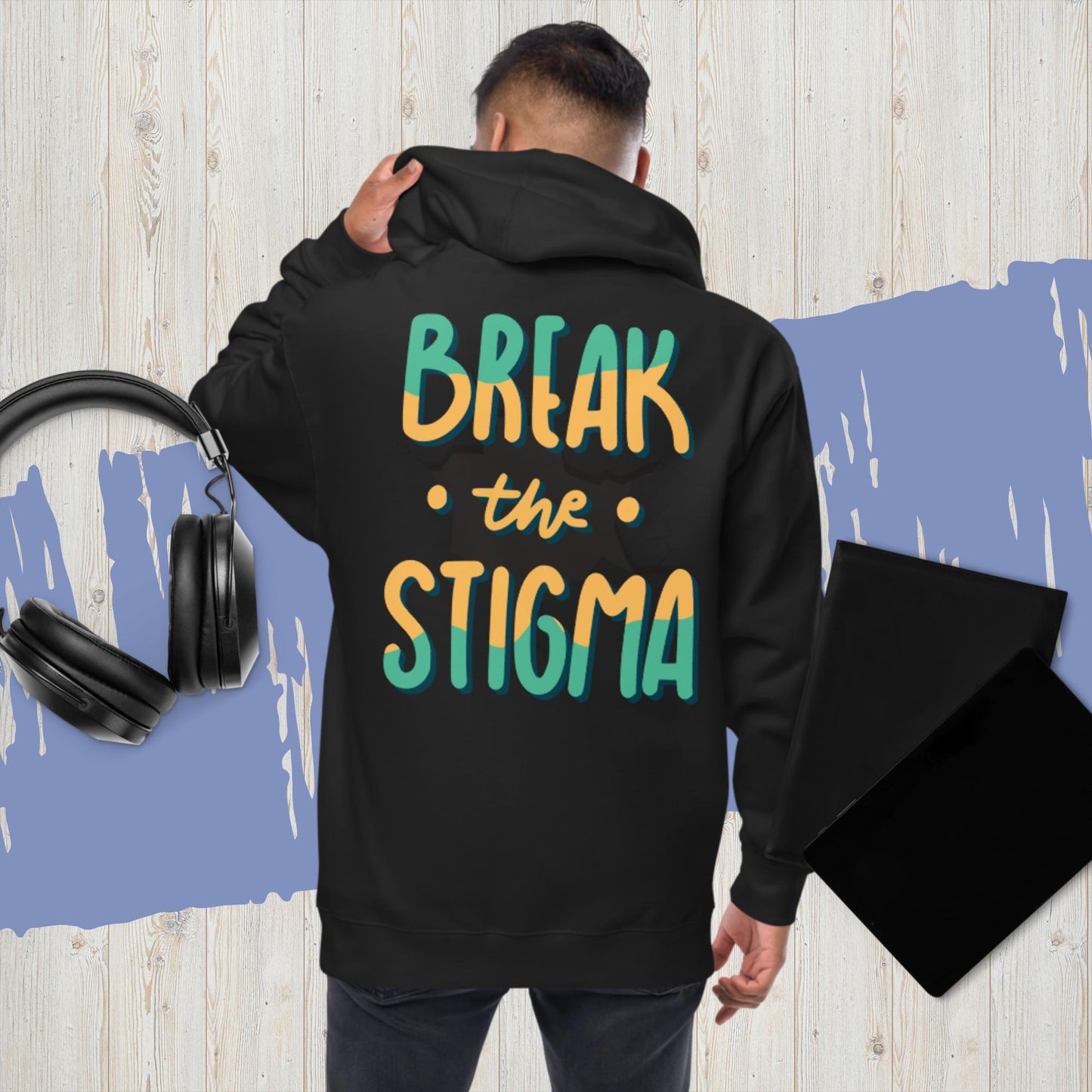 Break The Stigma Zip Up Hoodie