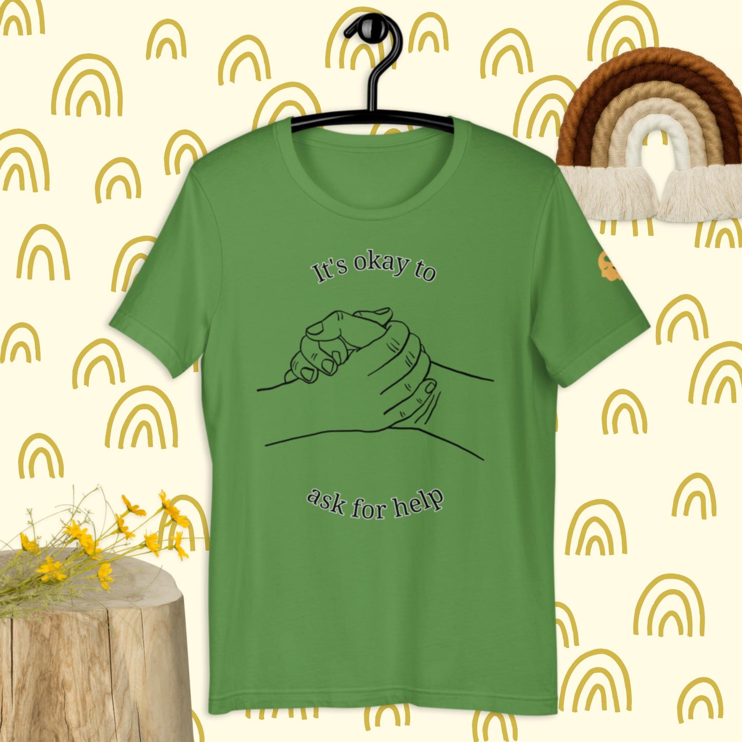 It's okay to ask for help t-shirt