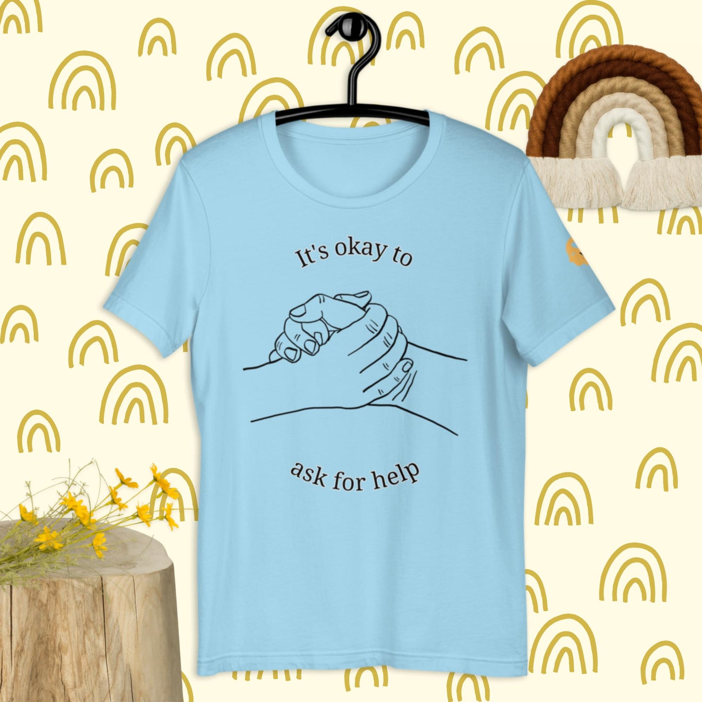 It's okay to ask for help t-shirt